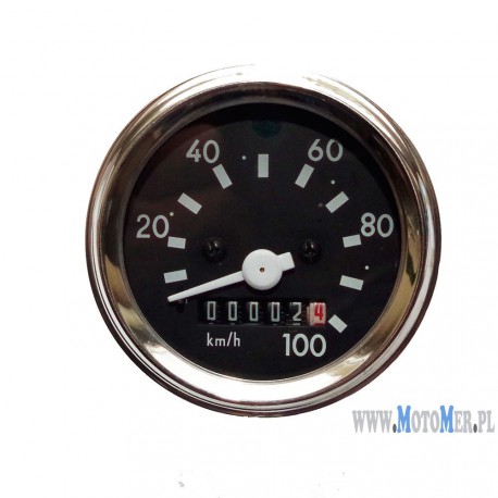 Tacho mit Blinkerkontrolle S51, S70 bis 100 km/h (Ø60) (Aka Electric*)