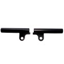 Indicators support ETZ front black in the set (square flasher) Ø15