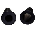 Lenkergummi schwarz (kleiner Bund / ballige Form) im Satz passend für AWO