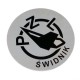 Emblemat na zbiornik paliwa WSK PZL Świdnik nierdzewny
