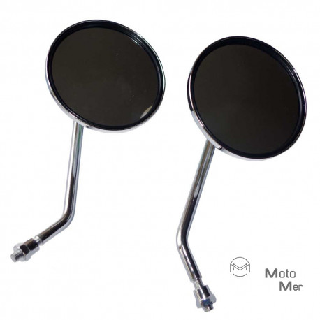 Mirror Ø 105mm M/M108 set - 2 pieces chrome