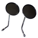 Lusterka okrągłe metalowe chrom 20cm M8 P/P