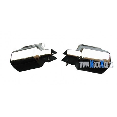 Hand protector MZ in a set, chrome look 