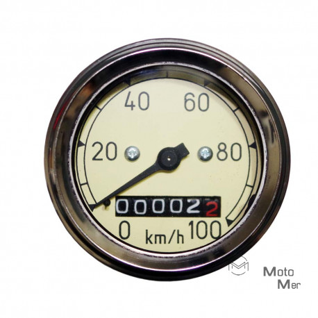 Tacho MZ RT 125 bis 100 km/h (Ø60)