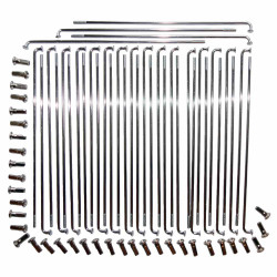 Speiche Simson 36 Stück S51, S50, S53 16" 143,5 mm M3,5 Edelstahl (deutsche Fertigung)