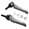 Passenger footrest black galvanized MZ
