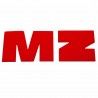 Litery zbiornika paliwa MZ ETZ 150 / 250 / 251  czerwone