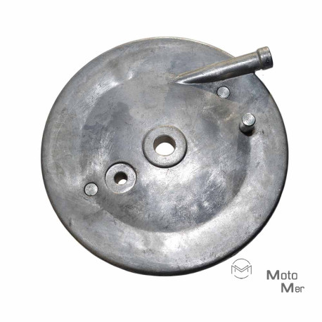 Bremsschild hinten (Bremszug innen, mit Bohrung für Bremslichtkontakt) passend für SR4-1, SR4-2, SR4-3, SR4-4, KR51/1)