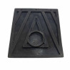 Splash guard in black for WSK SHL