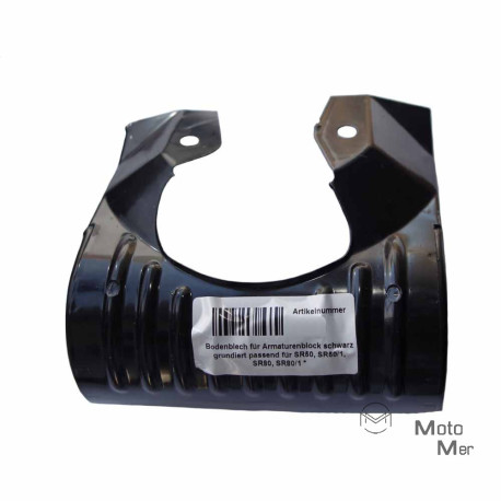 Bodenblech für Armaturenblock schwarz grundiert passend für SR50, SR50/1, SR80, SR80/1