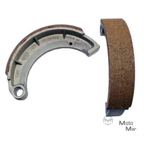 Brake shoes ETZ 250, TS, ES250, for wheel hub with Ø160mm Ø160mm