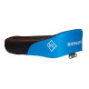Enduro-Sitzbank - Bezug schwarz/blau + strukturiert - z.B. für S51E, S70E