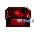 Taillight complete, angular Rear light MZ, Simson