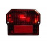 Taillight complete, angular Rear light MZ, Simson