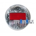 Taillight complete, round - 3 screws Rear lamp, Rear light MZ, Simson