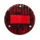 Taillight complete, round - 3 screws MZ, Simson