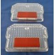 Lens for tail lamp angularly MZ ETZ, Simson