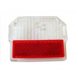 Klosz lampy tylnej prostokatny biały, długi odblask S51, S70, KR51/2, SR50, MZ