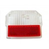 Lens for tail lamp angularly white MZ ETZ, Simson