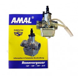 Gaźnik SIMSON AMAL 16T 16mm ORG + instrukcja