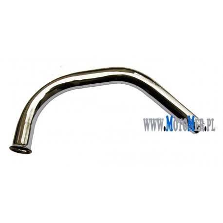 Kolanko wydechu Simson S51, S50, chrom