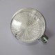 Indicator rear, indicator-cap white, body (housing) chrome-looks, Simson, MZ