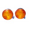 Blinker gelb hinten (Rückteil in chrom-look) S50, S51, S70, SR50, SR80, ETZ **