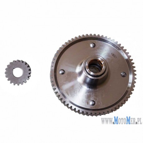 Kupplungszahnrad, Antriebsritzel SET 65/20 Zähne - Motor M500