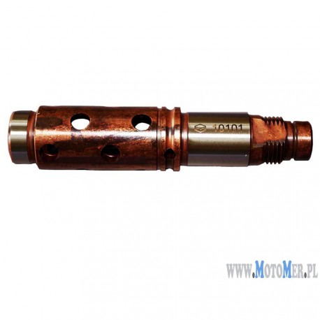 Wałek zdawczy S51 z otworami/miedź MZA