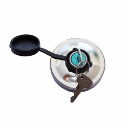 Korek zbiornika paliwa chrom S50, S51, S70, S53, SR50, SR80, KR51 / 1, KR51 / 2, SR4-2, SR4-4 kluczyk