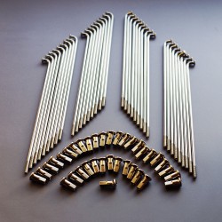 Szprycha 36 sztuk S51, S50, S53,  S70, S83, KR51 16" 143,5mm M3,50 z nakrętką Org (nierdzewna)