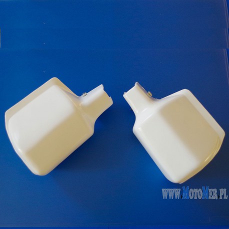 Hand Protectors white classic Simson S50, S51, S70, SR50, Enduro