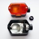 Blinker (vorn+hinten) MZ, Simson, SR50, SR80 sechs-eckig, orange