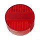 Taillight complete, round - 3 screws, red, MZ, Simson