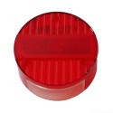 Taillight complete, round - 3 screws, red, MZ, Simson