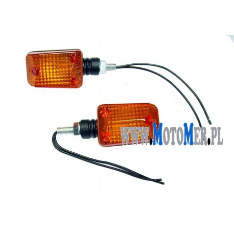 Indicator mini orange with bulb 12V